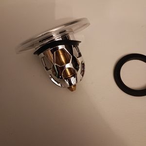 Universal pop up bathroom sink stopper